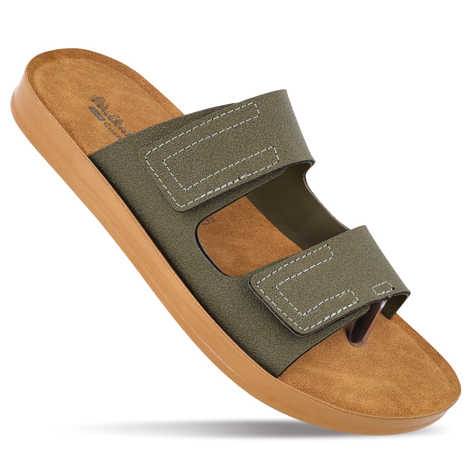 Boy's Daily Wear Sandals - WBR53217 Olive