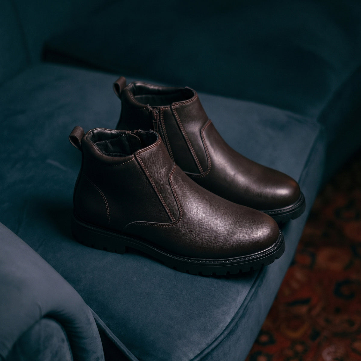 Men's Chelsea Boots - WGE26702 Brown
