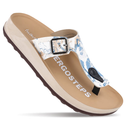 Women's Daily Wear Sandals - WLP71224 Blue Beige