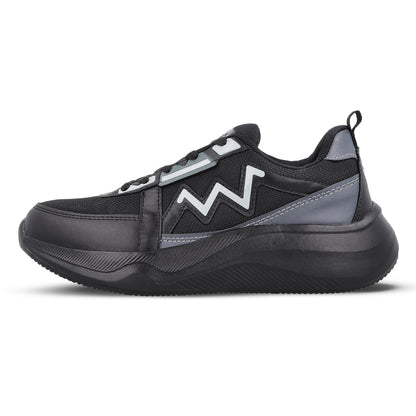Men's Lace-up Sports Shoe -ONG97006 Black Grey