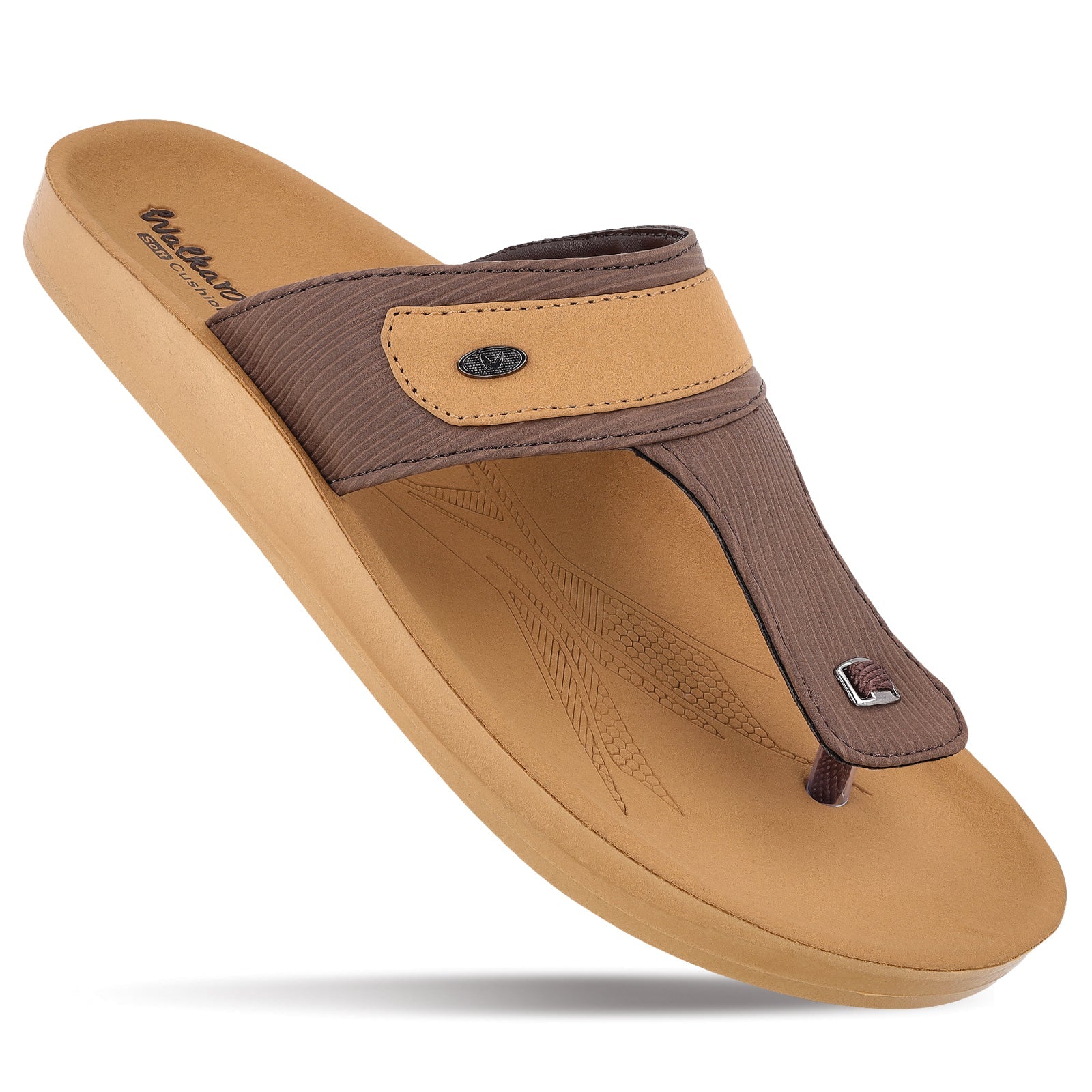 Men's Daily Wear Sandals - WGR53031 Mocha Brown