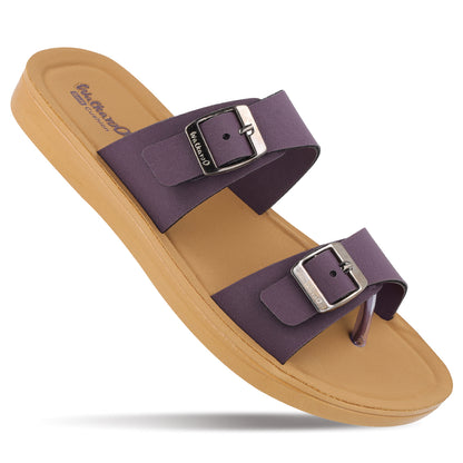 Women's Daily Wear Sandals  - WL7581 Purple Beige