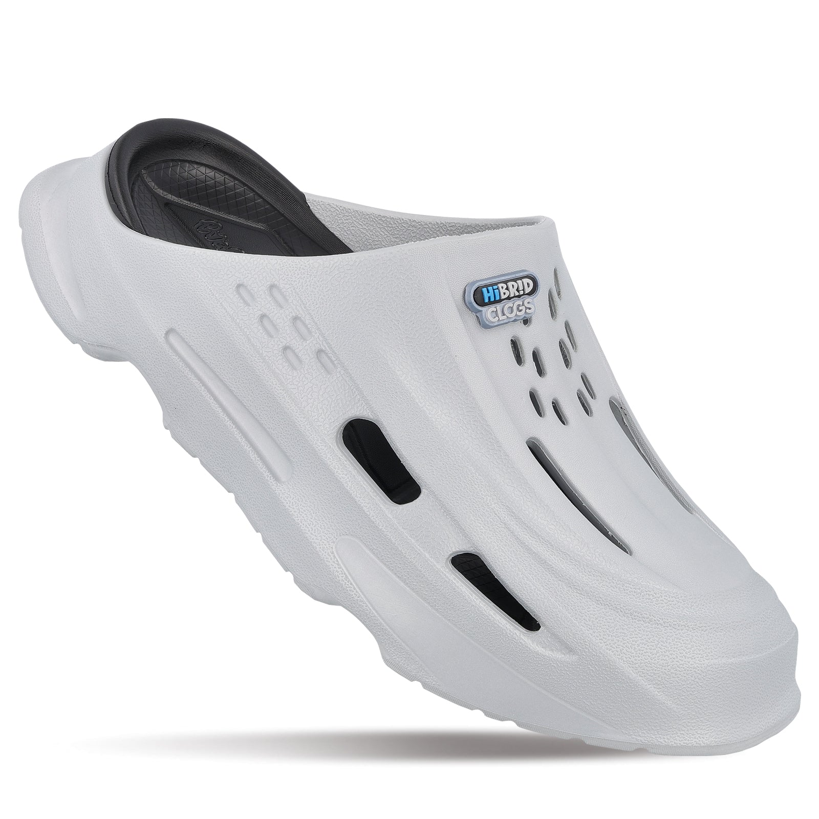 Men's Hybrid Clogs  - WE8787 Black Grey