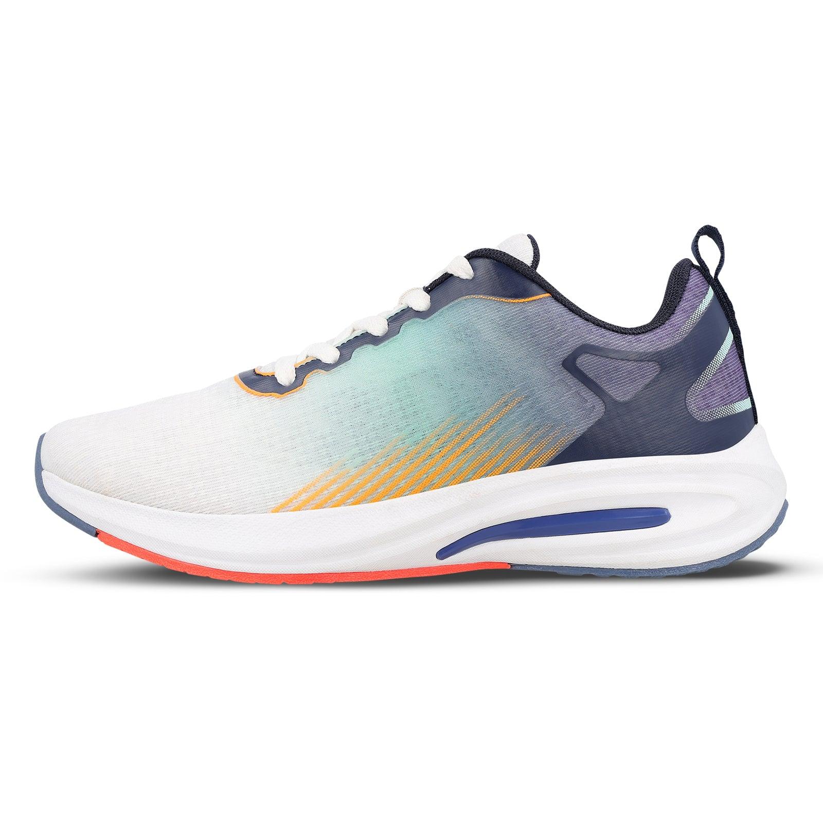 Men's Lace-up Sports Shoes - WS97545 Green Orange