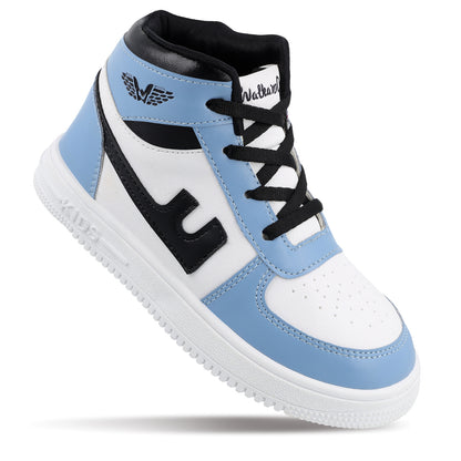 Walkaroo Kids Shoes - WK380 White Blue