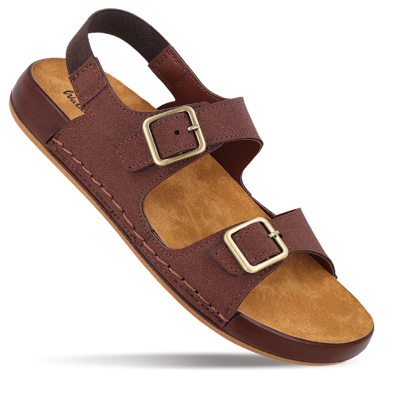 Women's Daily Wear Comfort Sandals - WLP78003 Brown Beige