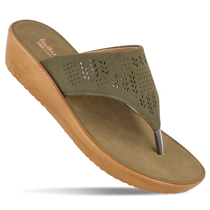 Women's Daily Wear Sandals  - WLR71201 Olive