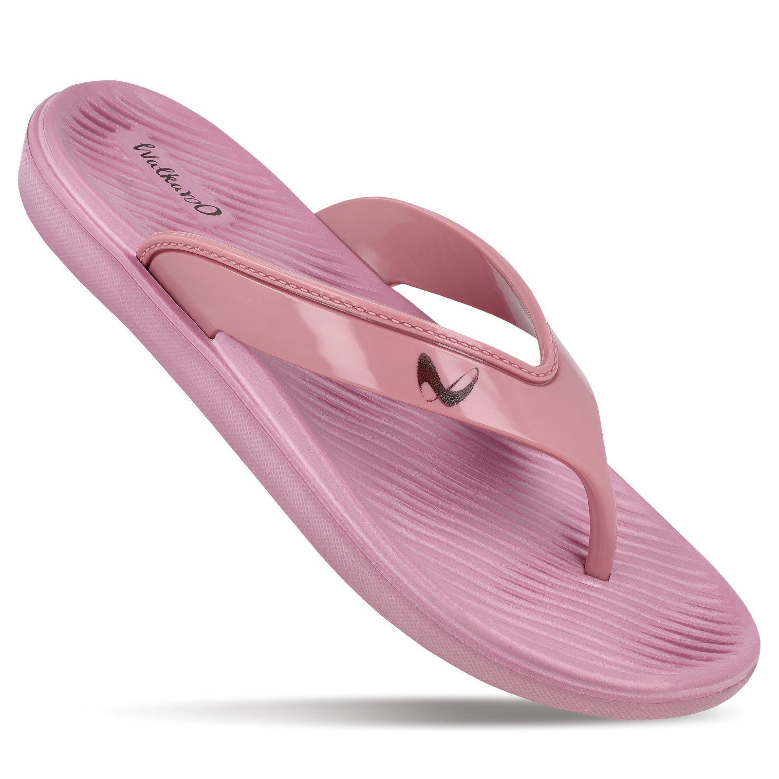 Buy Pink flip flops for women WC4292 Online at Best Price in India Walkaroo Footwear