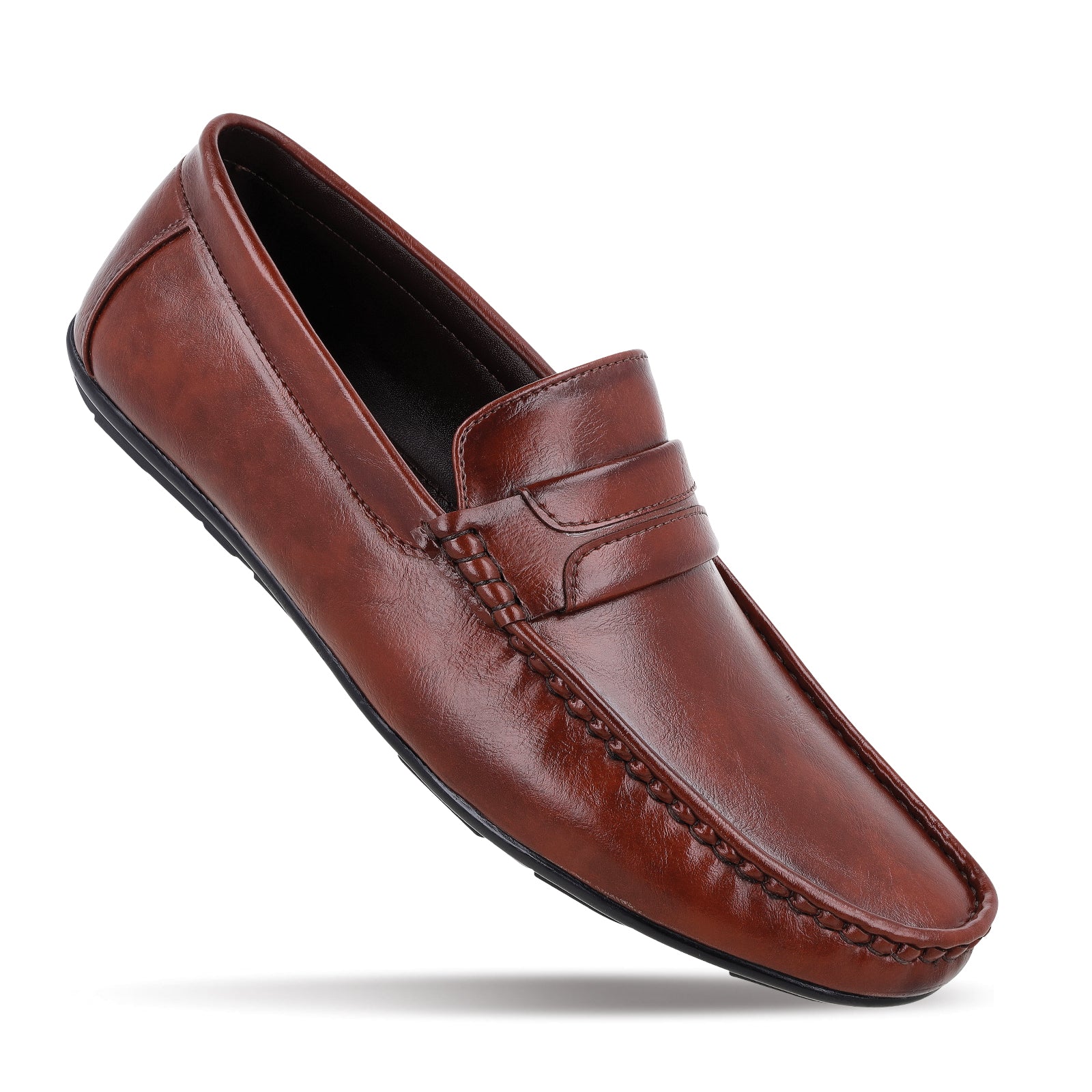 Men's Loafer Formal Shoes - 17142 Brown