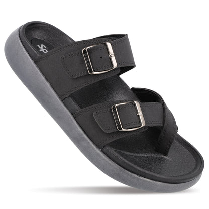 Men's Daily Wear Comfort Sandals - WC4483 Black