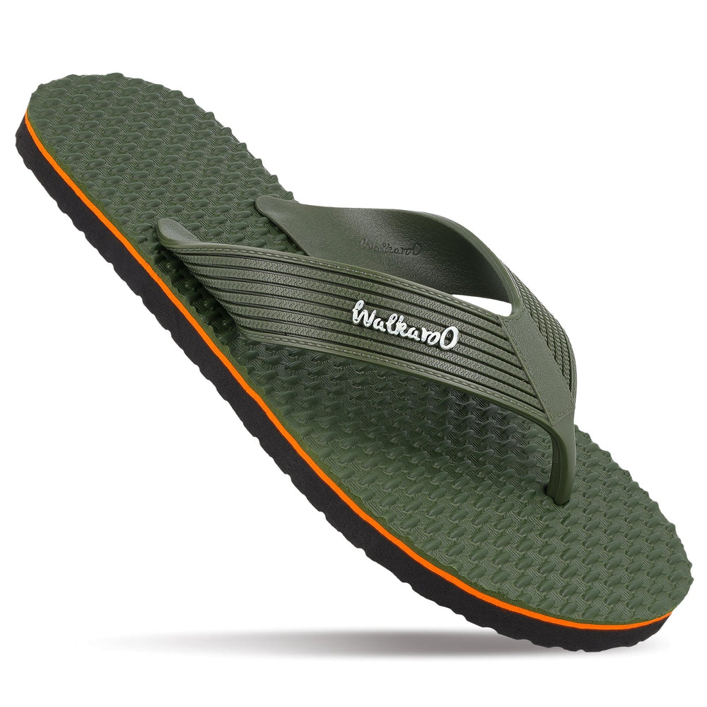 Men's Hawai Slippers - HG193 Olive