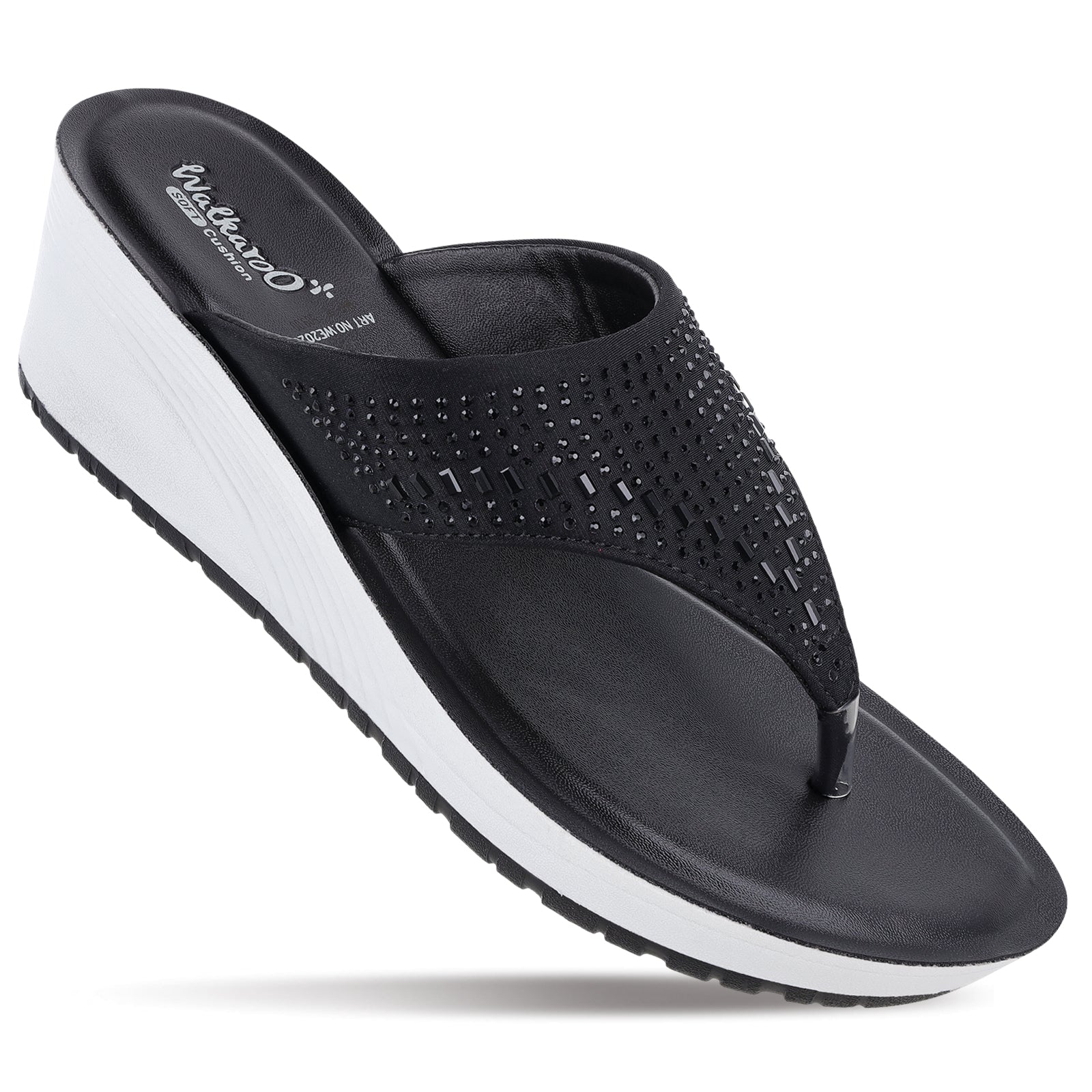 Sparkles Women's Daily Wear Sandal - WE2026 Black