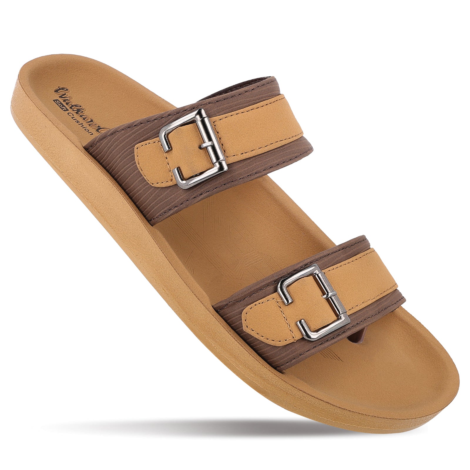 Men's Daily Wear Sandals - WGR53029 Mocha Brown