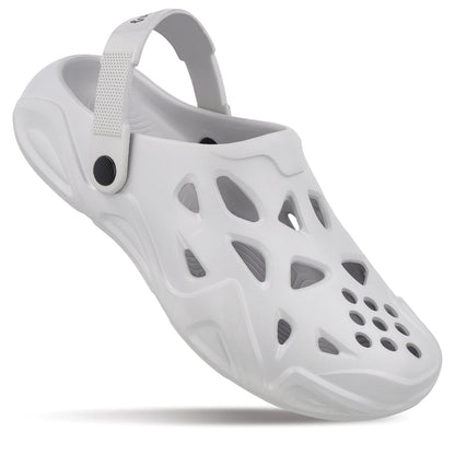 Walkaroo Men's Clogs  - WC8763 Light Grey