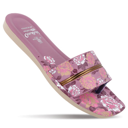 Women's Slide Sandals - WLR73014 Mauve