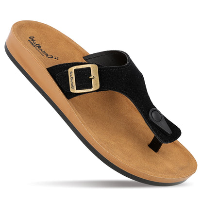 Women's Daily Wear Sandals - WE2349 Black Beige