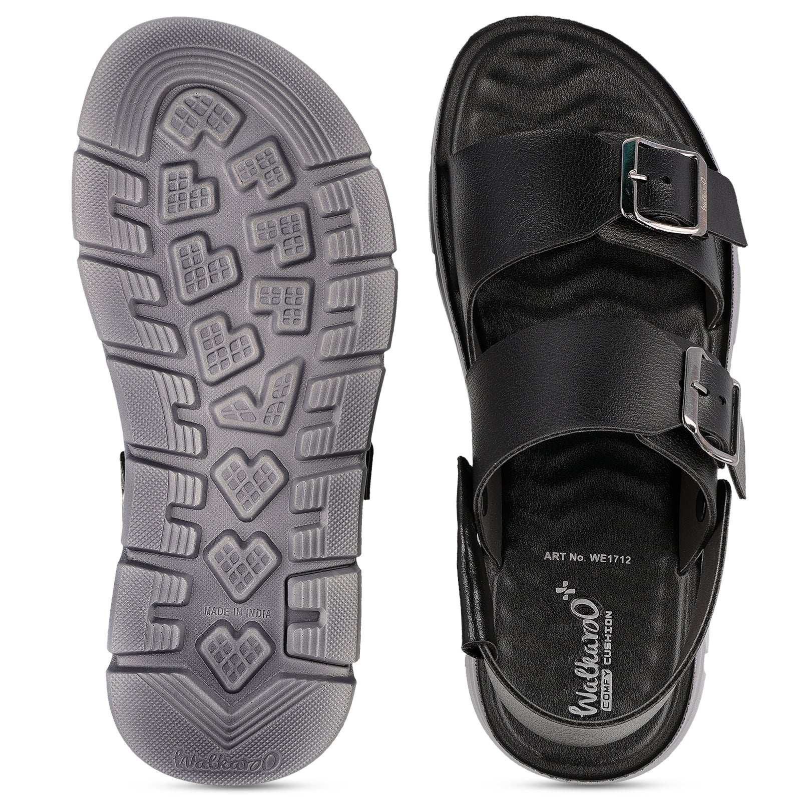Walkaroo+ Men Sandals - WE1337 BROWN – Walkaroo Footwear