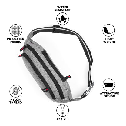 Bronko Waist Bag - Grey