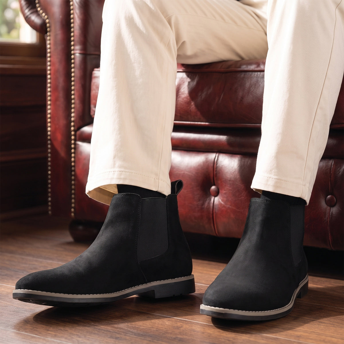 Men's Chelsea Boots - WGP26706 Black
