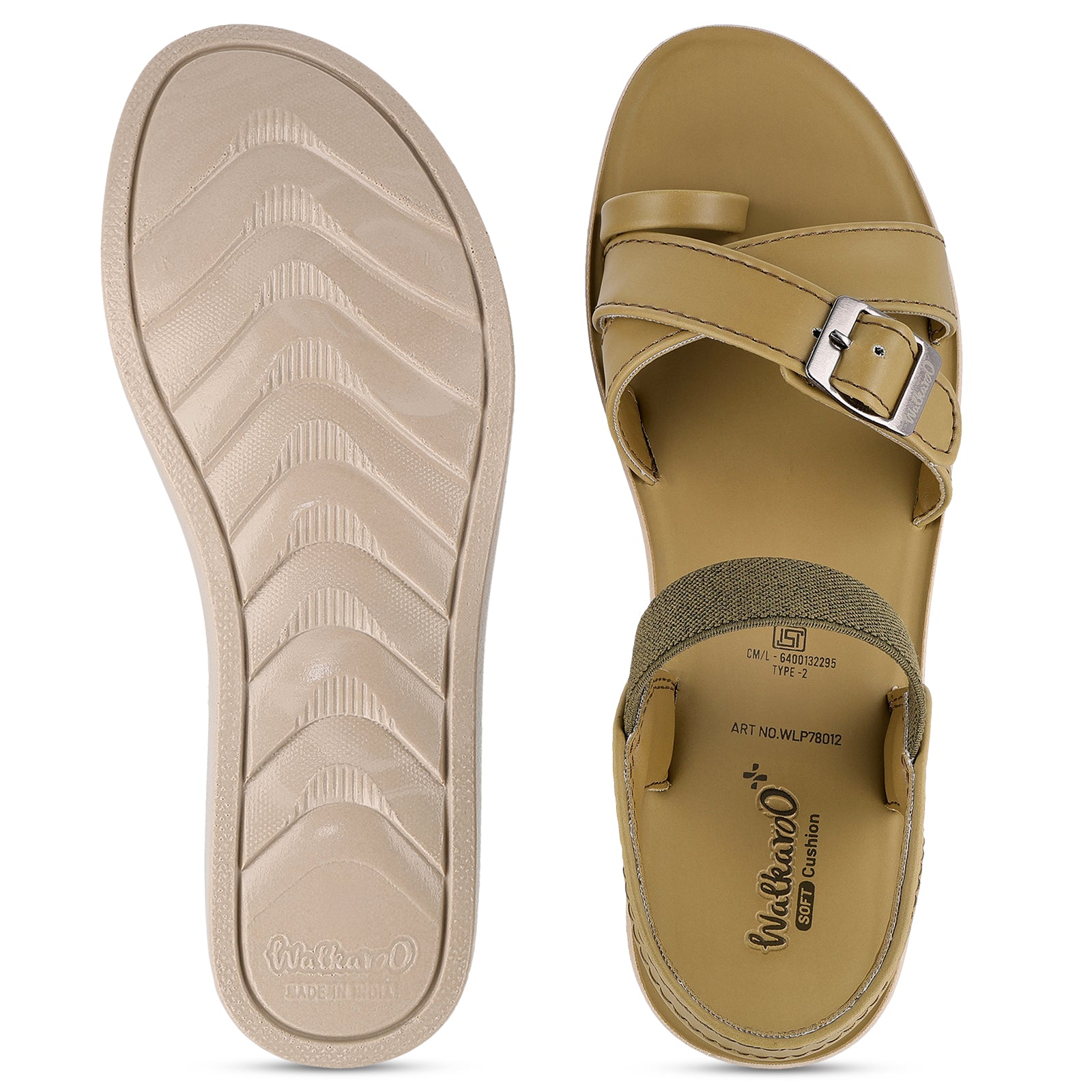 Women's Wedge Heel Sandals WLP78012 Cocoon Green