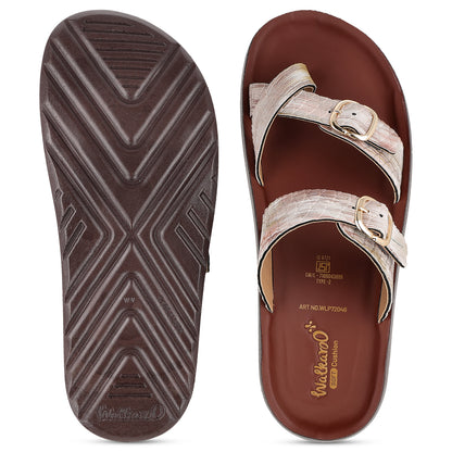 Women's Daily Wear Sandals - WLP72046 Brown