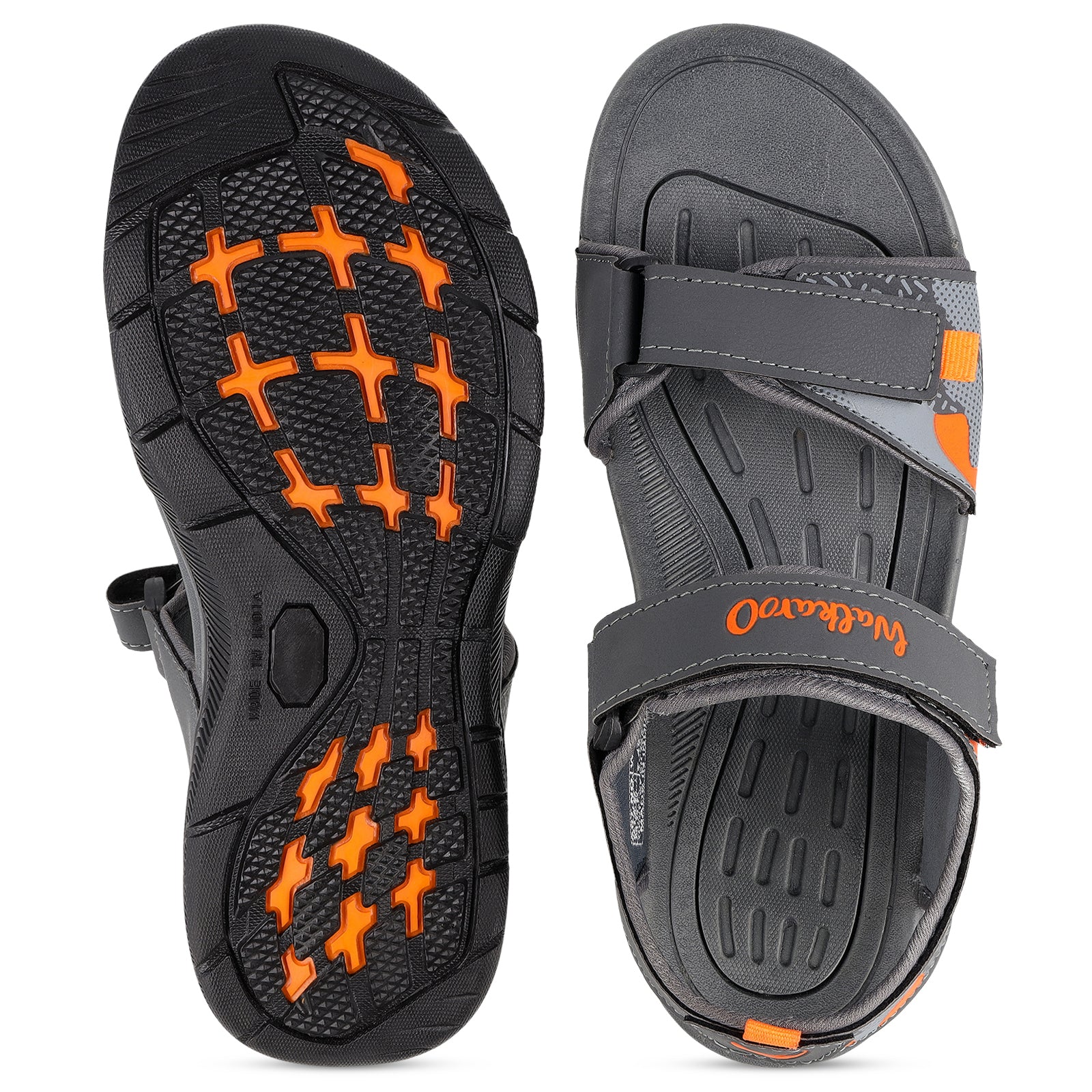 Men's Sports Sandals - WC4432 Grey Orange
