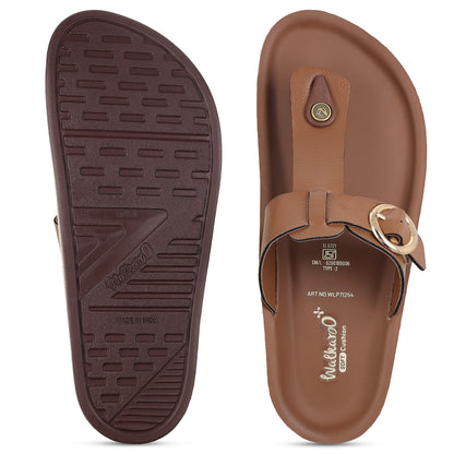 Women's Daily Wear Sandals - WLP71254 Toffee