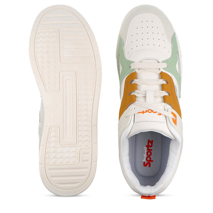 Men's Sports Sneakers - WY3497 White Beige