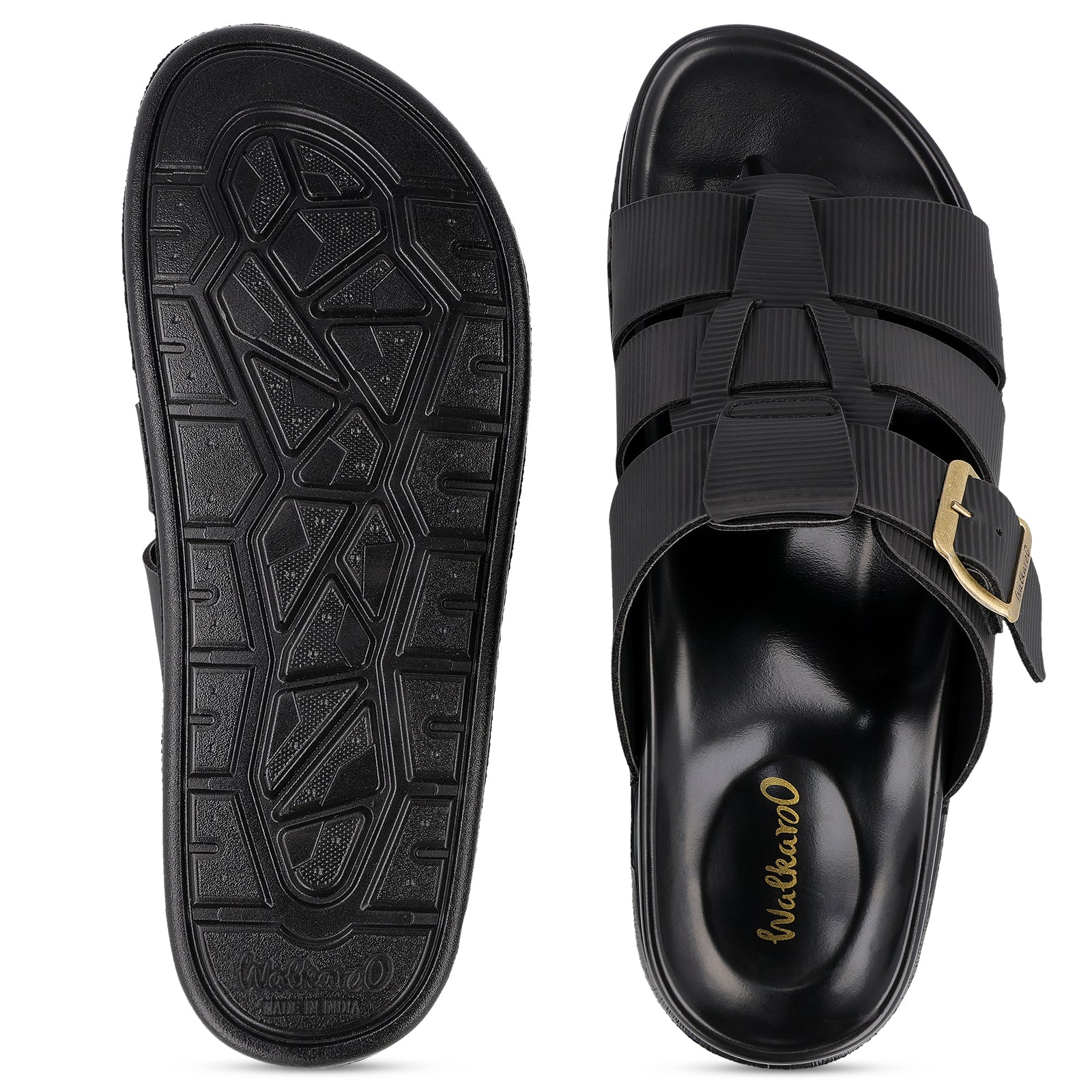 Men's Daily Wear Comfort Sandals - WGP53297 Black