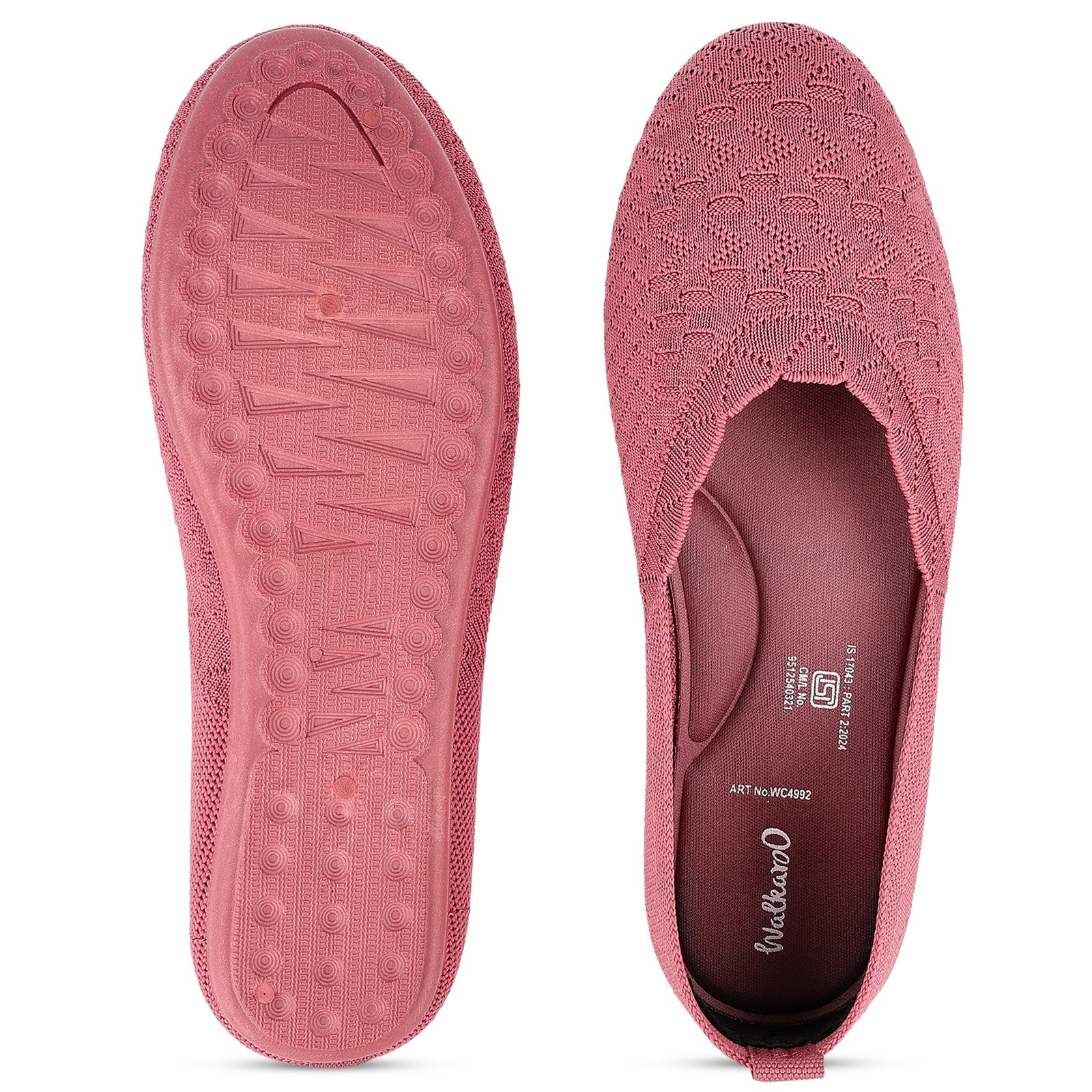 Women's Belly shoe -WC4992 Peach