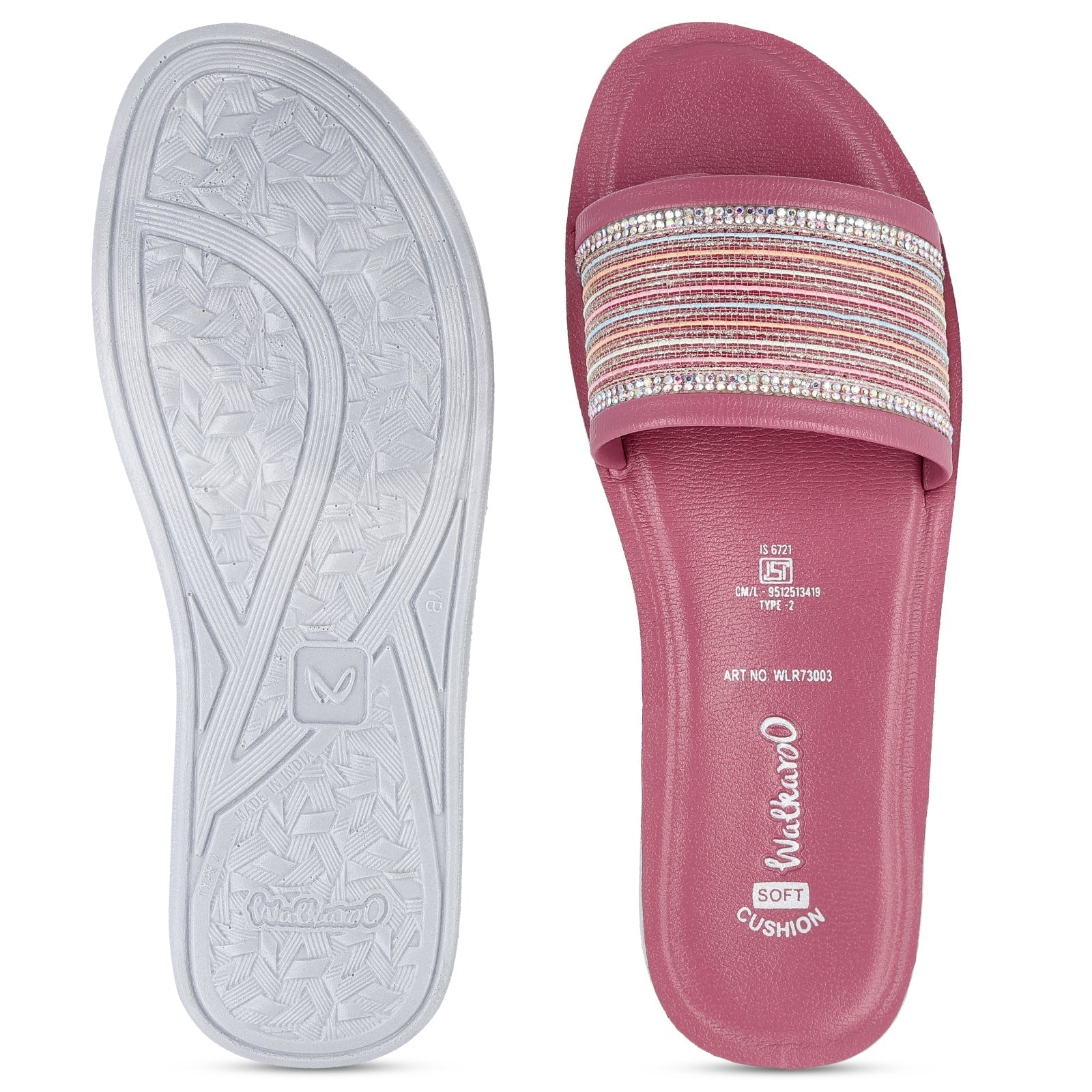 Women's Slide Sandals - WLR73003 Fig