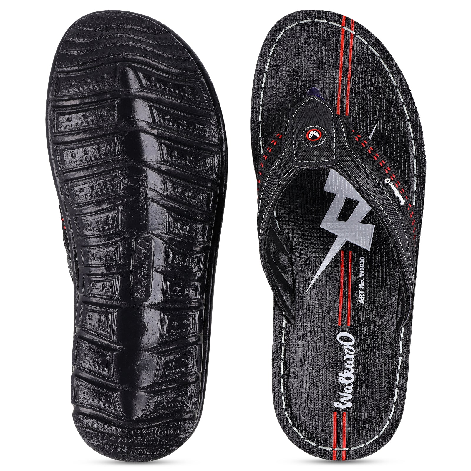 Men's Daily Wear Sandals - W1030 Black