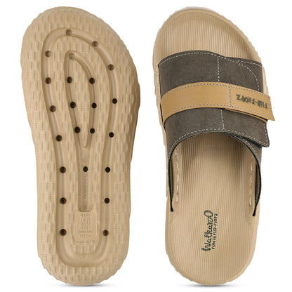 Men's Flip Flops- FGR41706 Khaki Olive