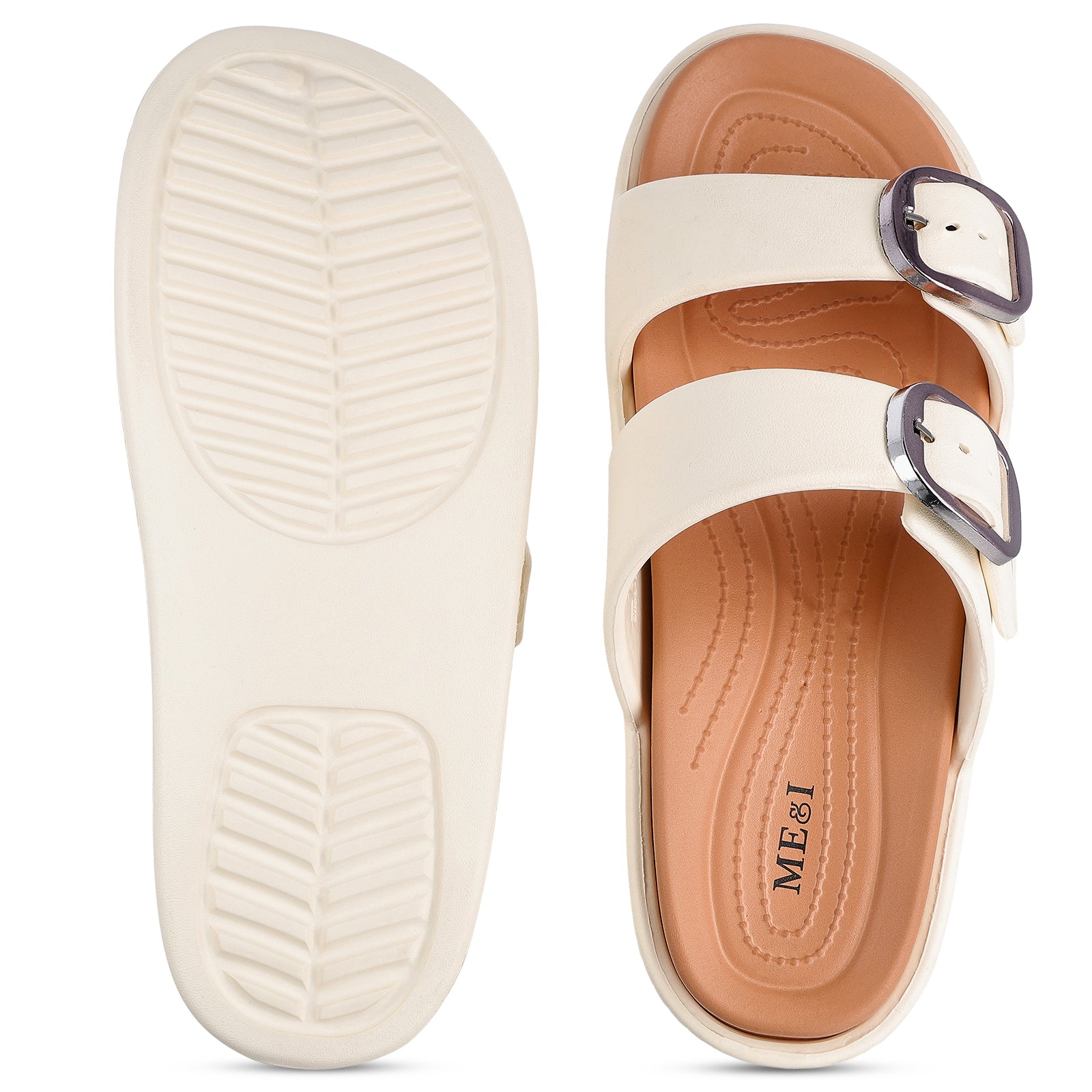 Women's Daily Wear Sandals - MI602 Orange Beige