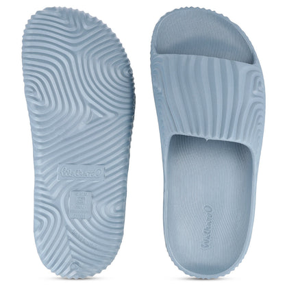 Men's Flip Flop Sliders  - WC8769 Aqua Blue