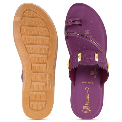 Women's Daily wear Sandal - WL7673 Plum