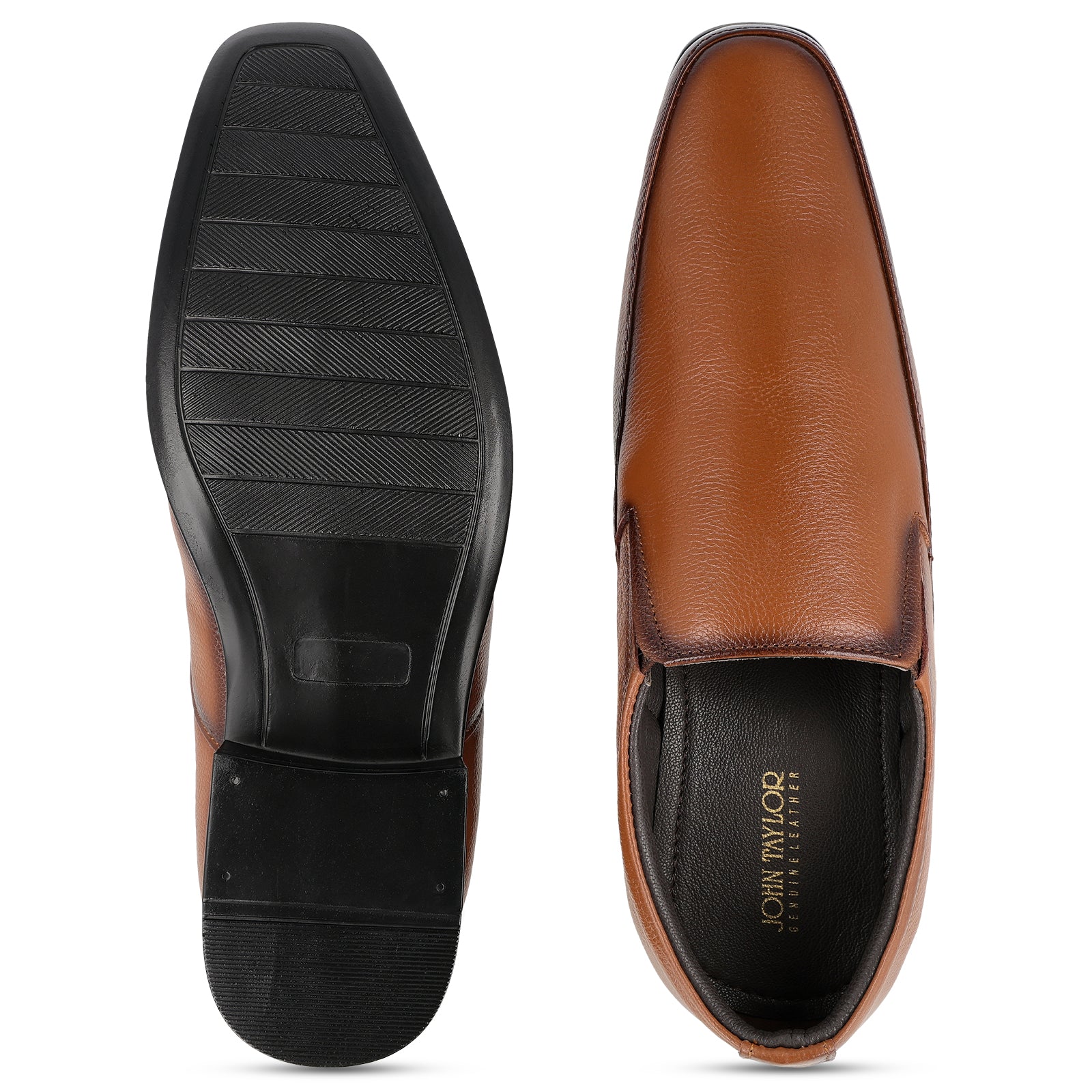 JOHN TAYLOR Men's Leather Formal Shoe - JT97510 Tan