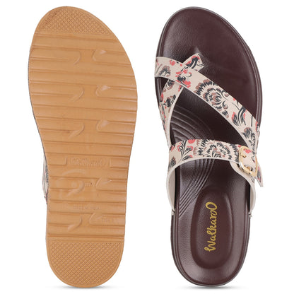 Women's Daily Wear Comfort Sandals - WLP72049 Brown