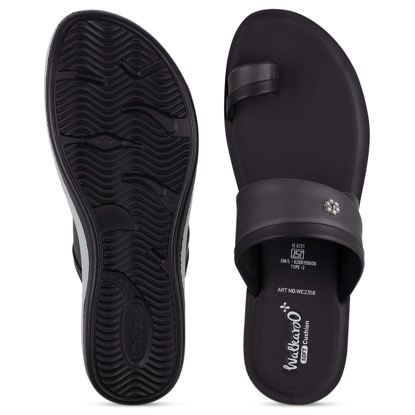 Women's Daily Wear Sandals - WE2358 Black