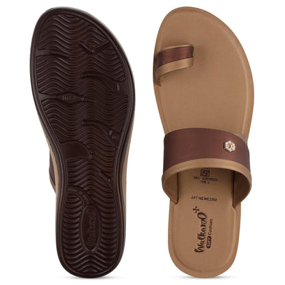 Women's Daily Wear Sandals - WE2358 Brass