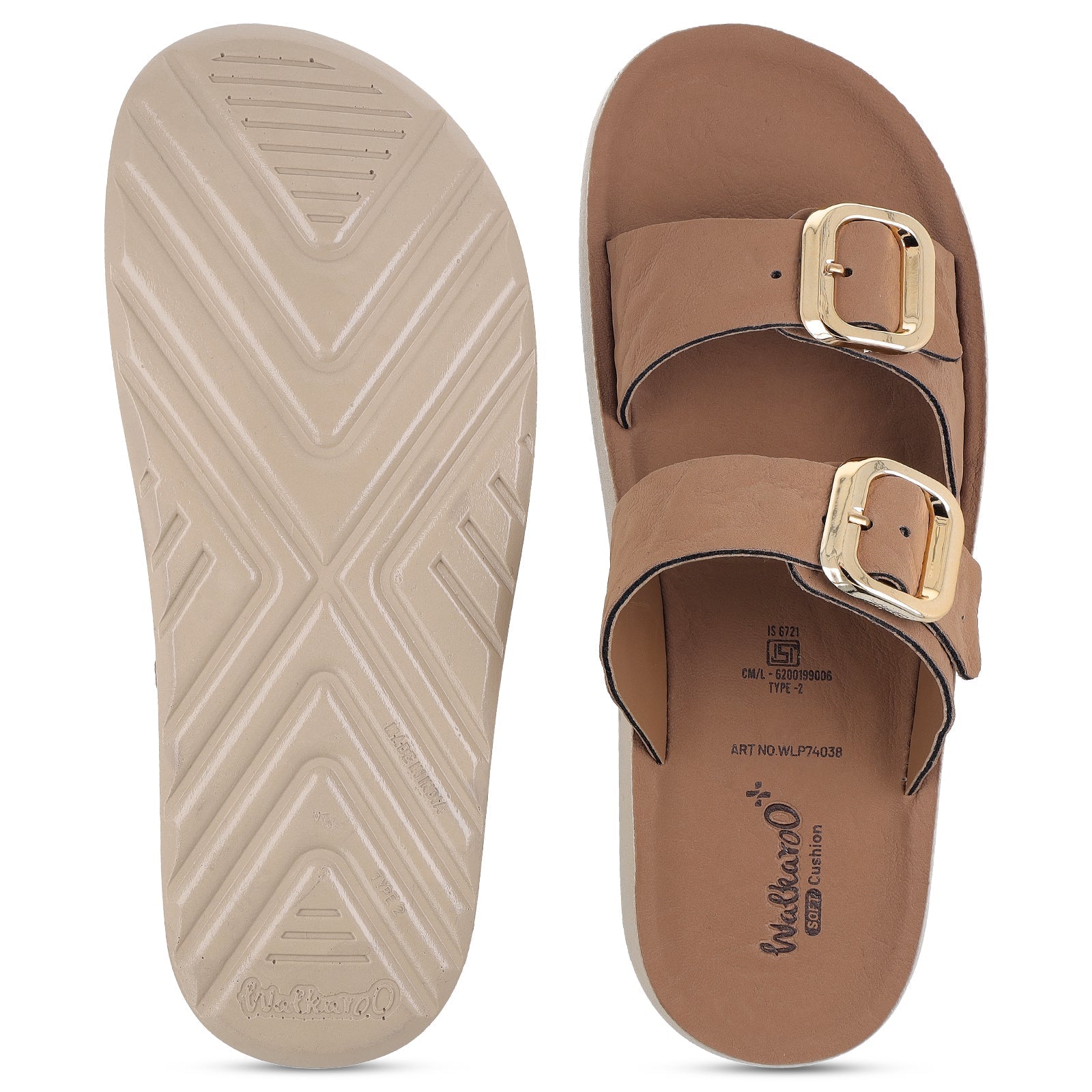 Women's Daily Wear Sandals - WLP74038 French Beige