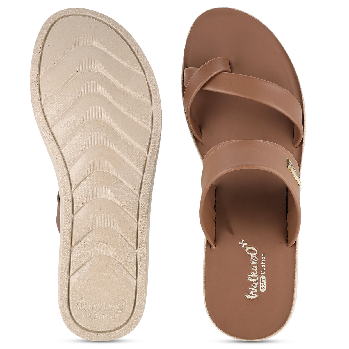 Women's Wedge Heel Sandals  - WLP72029 Toffee
