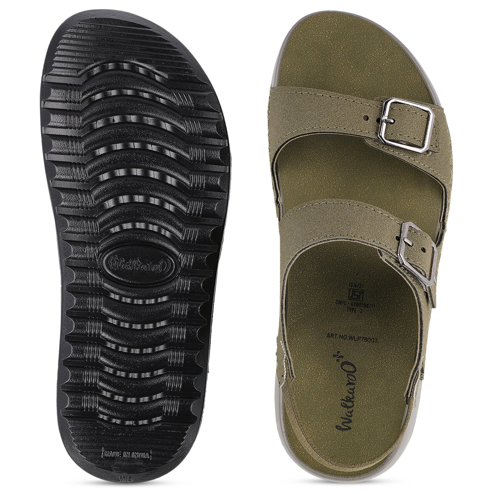 Women's Daily Wear Comfort Sandals - WLP78003 Olive