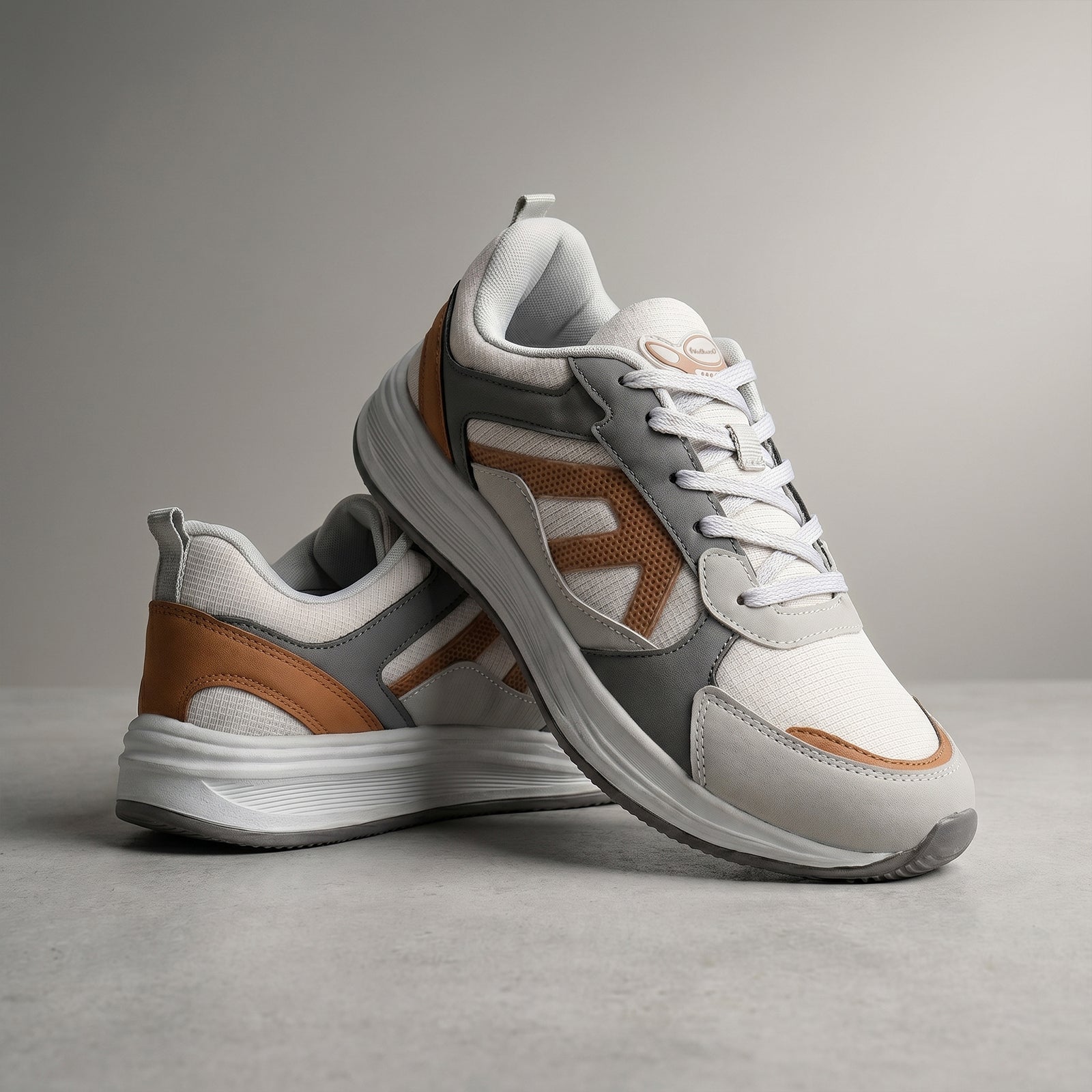 Men's Sports Shoe -ONG97009 Light Grey