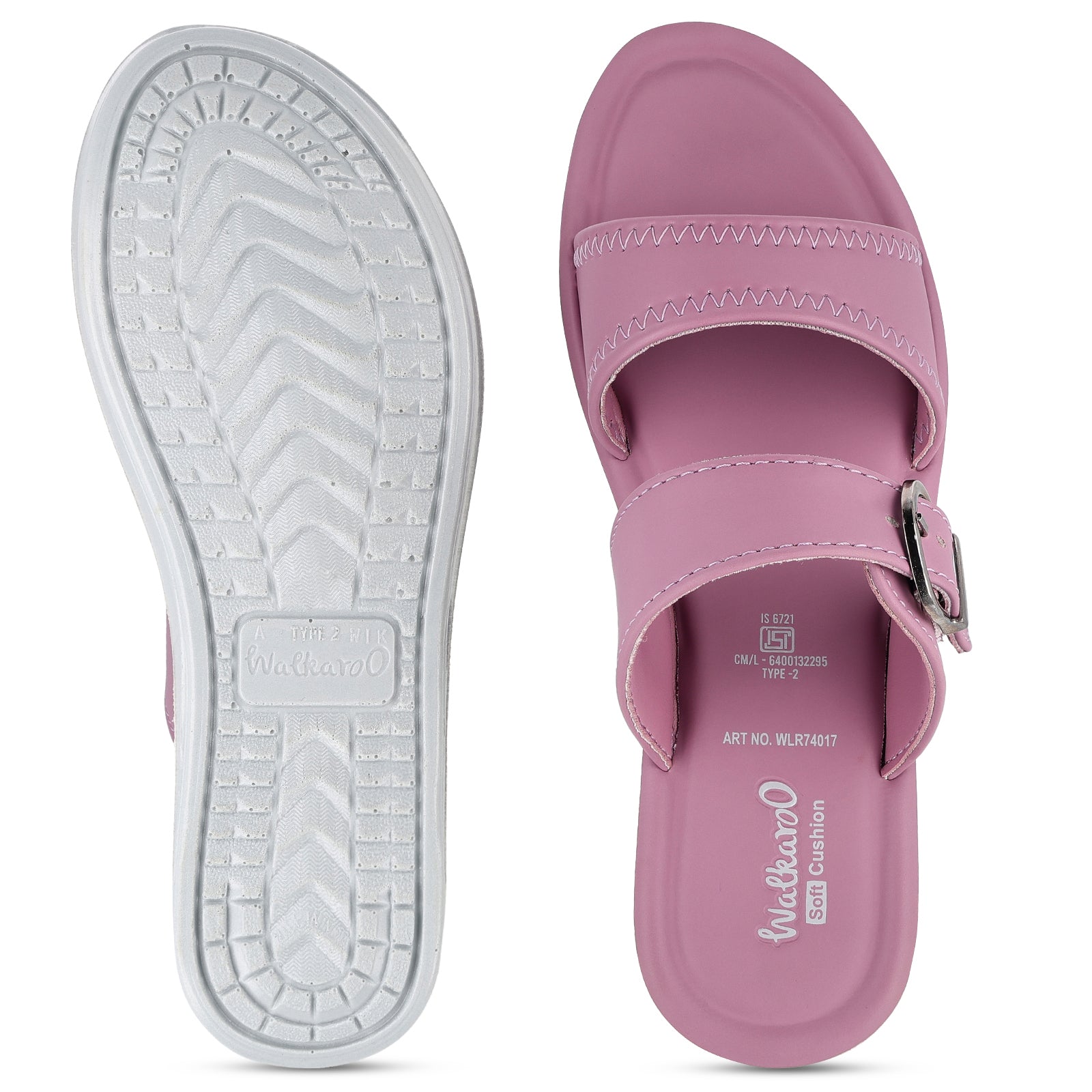 Women's Daily Wear Sandals  - WLR74017 Mauve