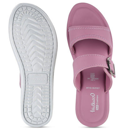 Women's Daily Wear Sandals  - WLR74017 Mauve