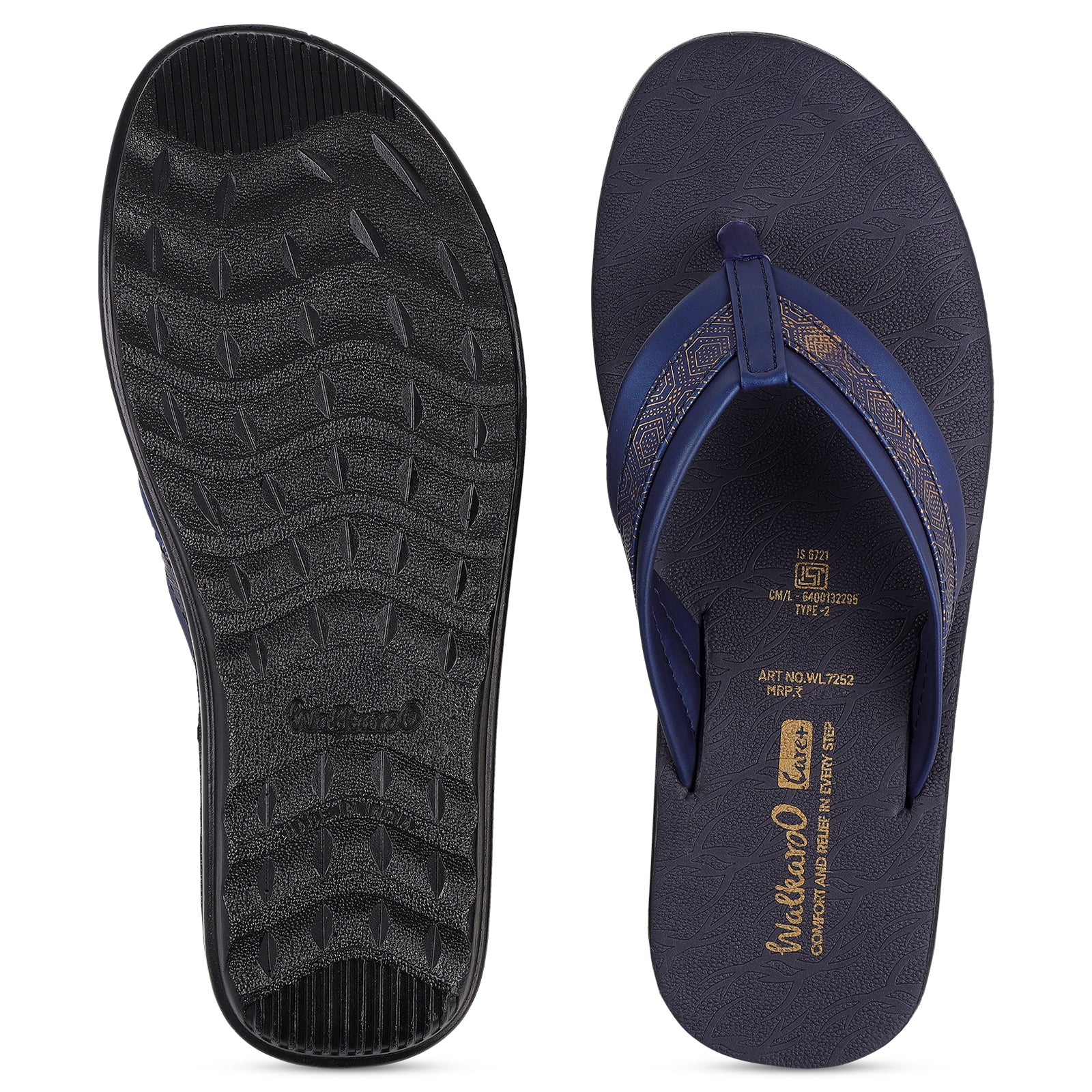 Women's Daily Wear Sandal  - WL7252 Navy Blue