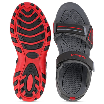 Men's Sports Sandals - WC4482 Grey Red