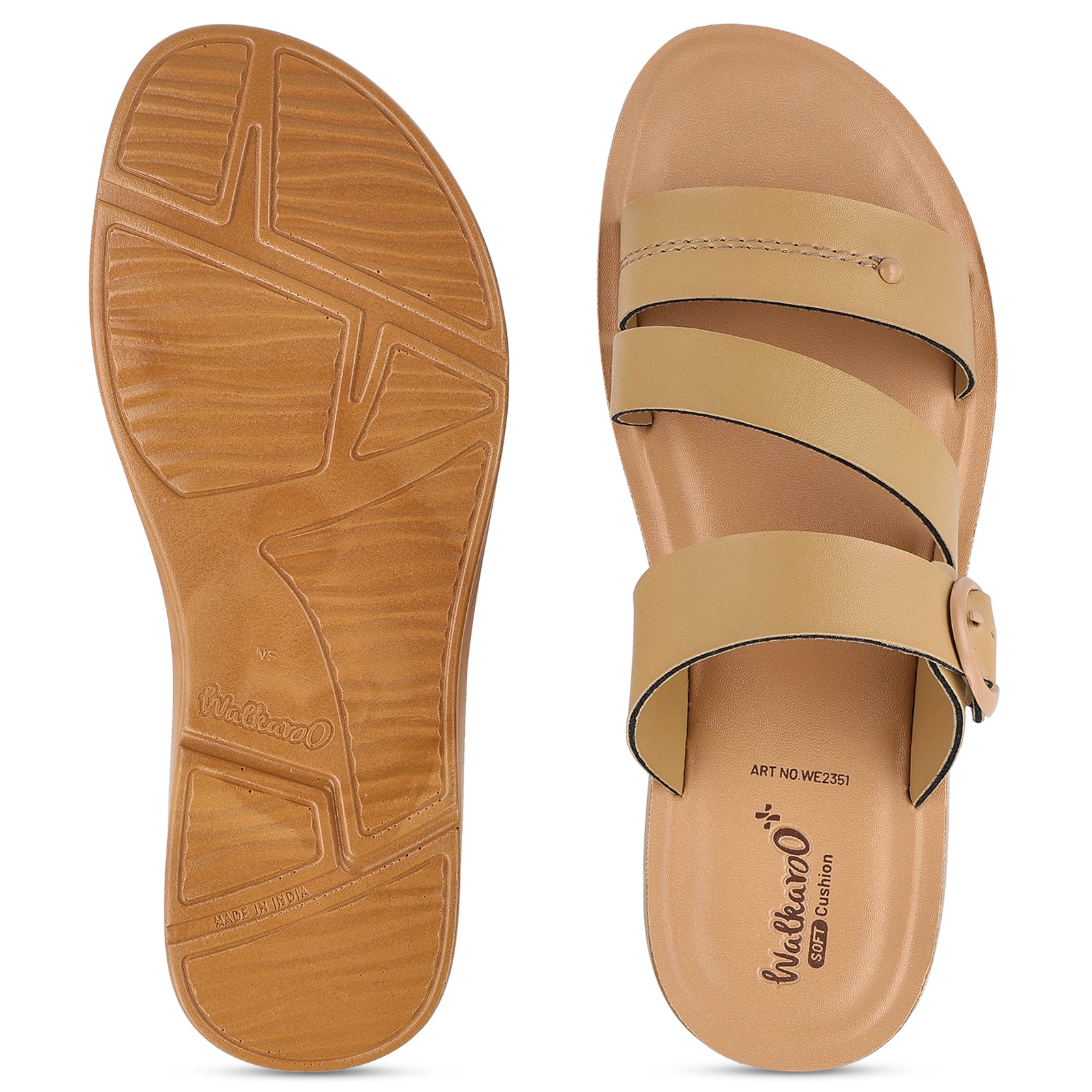 Women's Daily Wear Sandals - WE2351 Beige