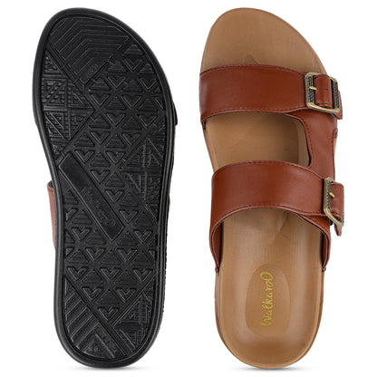 Men's Daily Wear Comfort Sandals - WGP53061 Brown